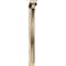 Ekena Millwork Funston Block Smooth Bracket w/ Offset Brace, Douglas Fir, 3 1/2"W x 26"D x 34"H BKT0402X26X34FST05SDF - alternate 3